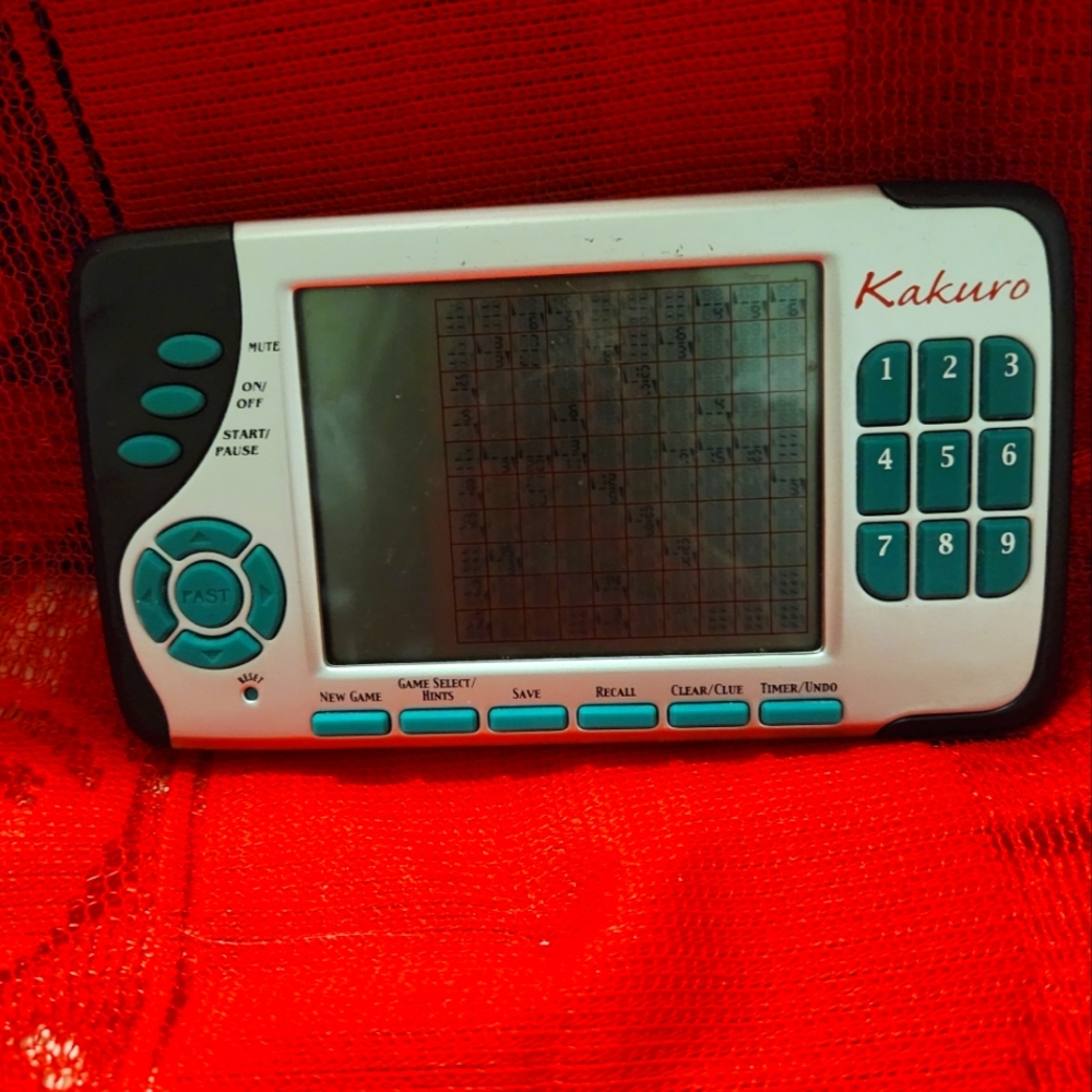 Kakuro Electronic Handheld Puzzle Game